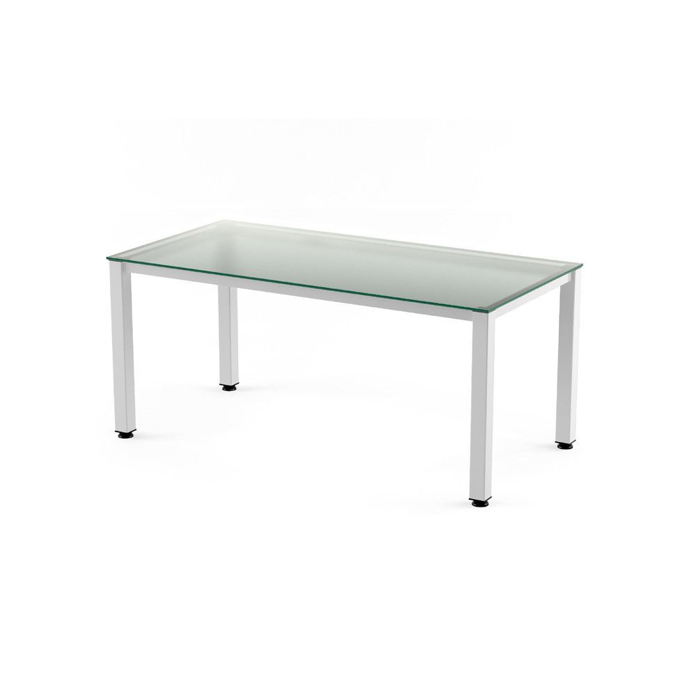 Kit Mesa Executive 120 x 80 Blanco/ Cristal