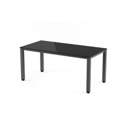 Kit Mesa Executive 140 x 80 Antracita / Cristal Negro