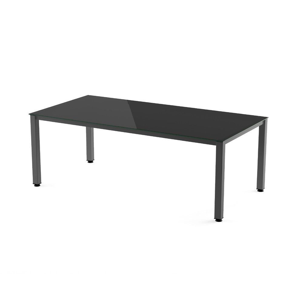 Kit Mesa Executive 200 x 100 Antracita/ Cristal Negro