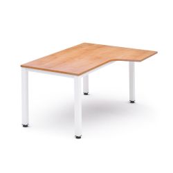 Kit Mesa Executive L Derecha 160 x 120 Blanco/Roble