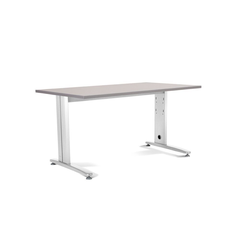 Kit Mesa Metal 160 x 80 Blanco / Gris