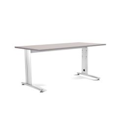 Kit Mesa Metal 180 x 80 Blanco / Gris