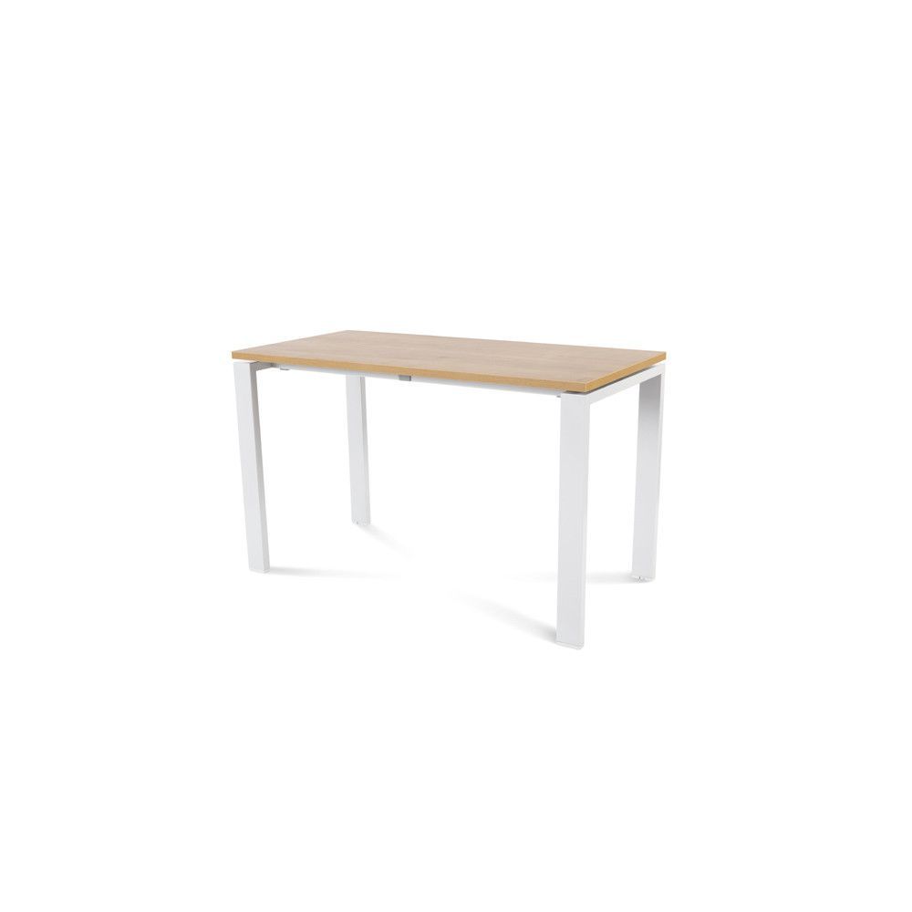 Kit Mesa Total 120 x 60 Blanco/ Roble