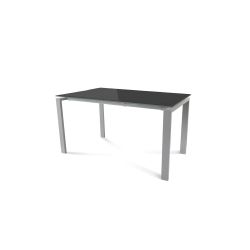 Kit Mesa Total 140 x 80 Aluminio / Cristal Negro