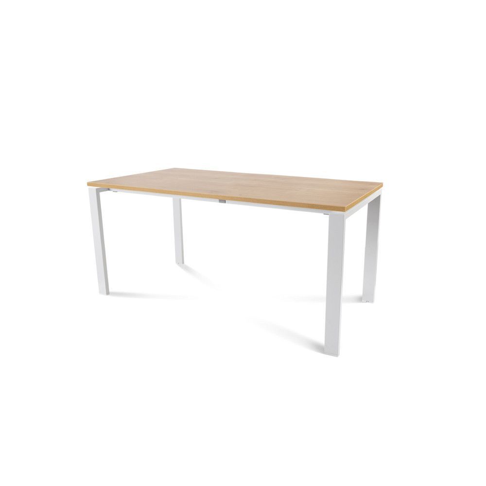 Kit Mesa Total 160 x 80 Blanco/ Roble