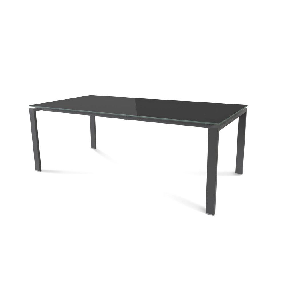 Kit Mesa Total 200 x 100 Antracita/ Cristal Negro