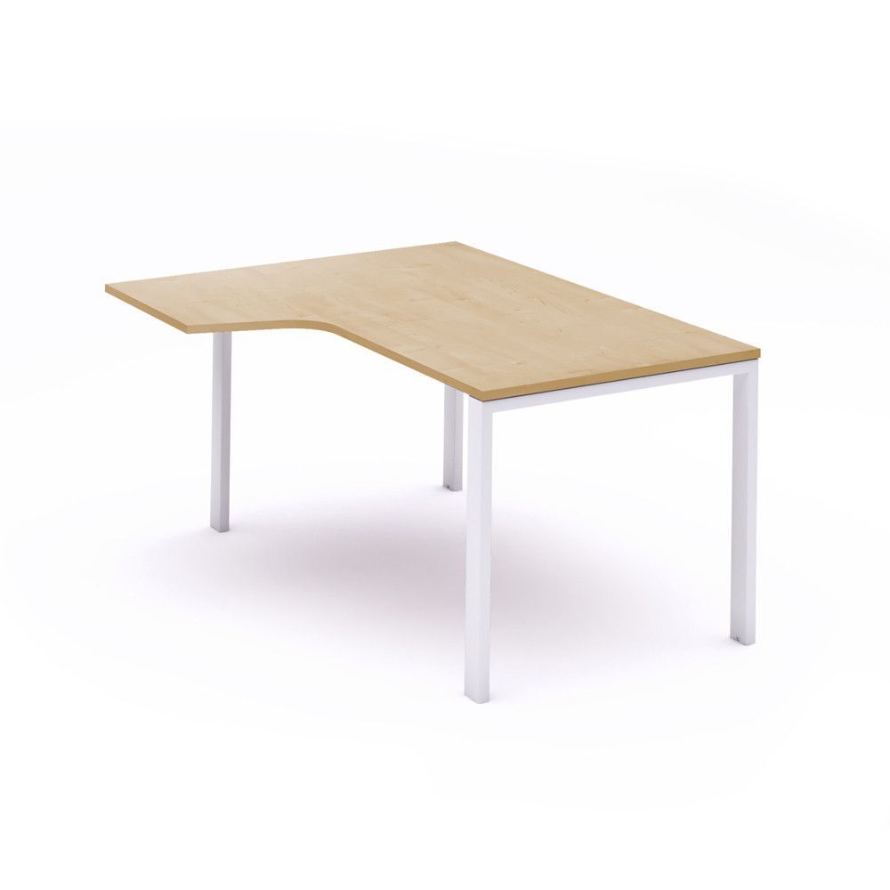 Kit Mesa Total L Izquierda 160 x 120 Blanco/Haya