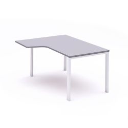 Kit Mesa Total L Izquierda 180 x 120 Blanco/Gris