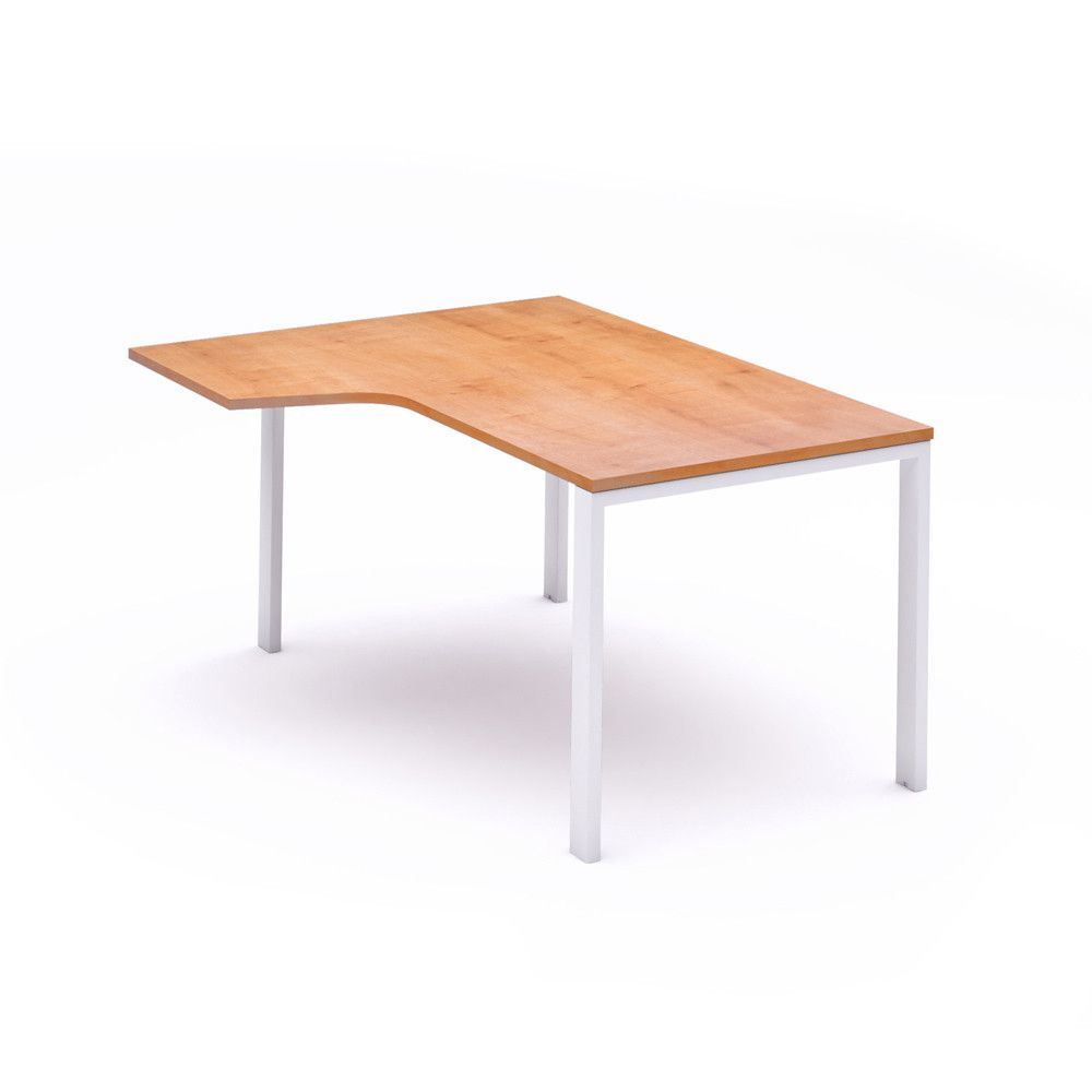 Kit Mesa Total L Izquierda 180 x 120 Blanco/Roble