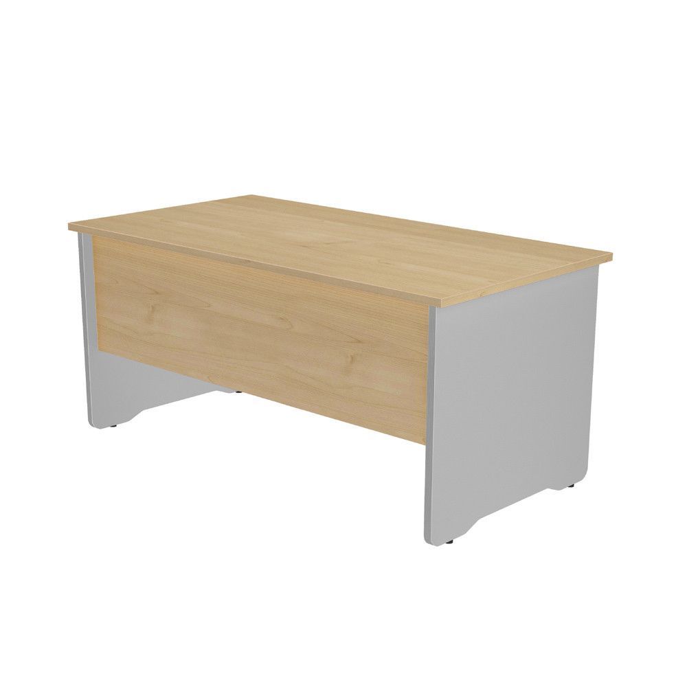 Kit Mesa Work 160 x 80 Aluminio / Roble