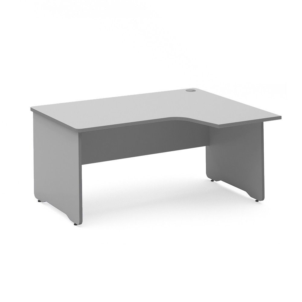 Kit Mesa Work L Derecha 160 x 120 Aluminio/Gris