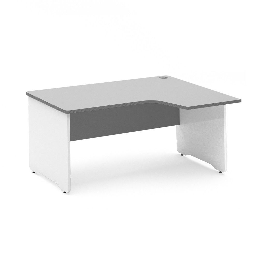 Kit Mesa Work L Derecha 160 x 120 Blanco/Gris