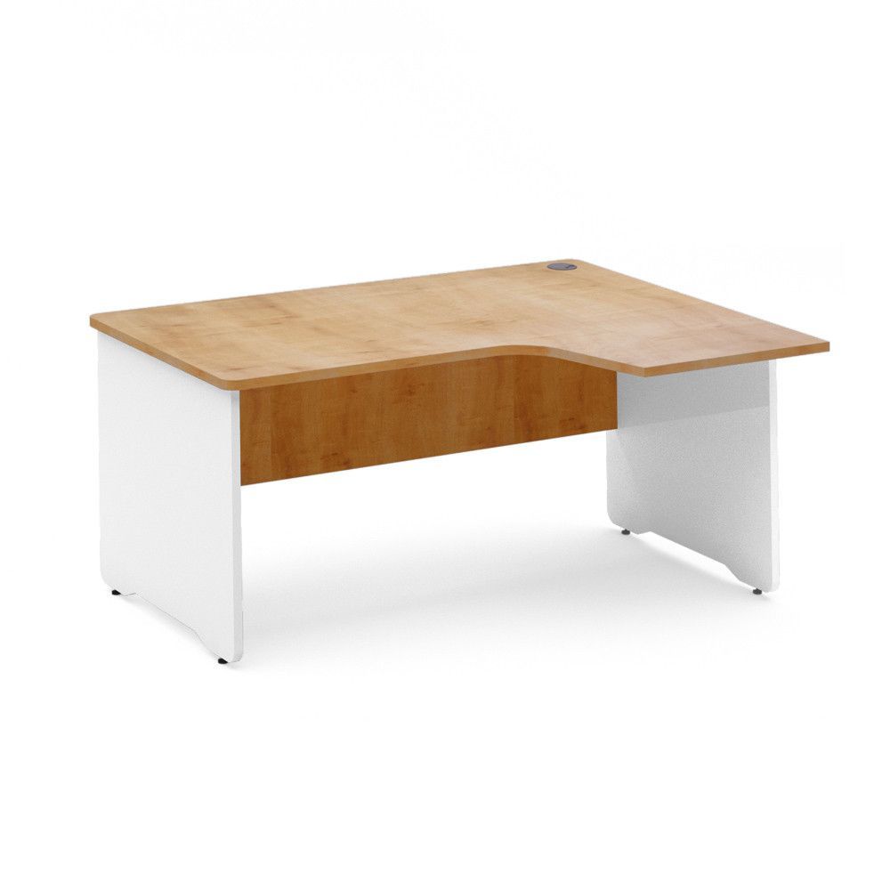 Kit Mesa Work L Derecha 180 x 120 Blanco/Roble