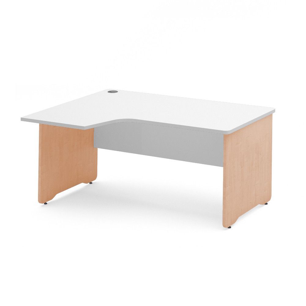 Kit Mesa Work L Izquierda 160 x 120 Haya/Blanco