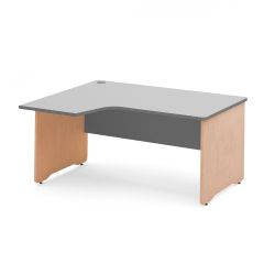 Kit Mesa Work L Izquierda 180 x 120 Haya/Gris