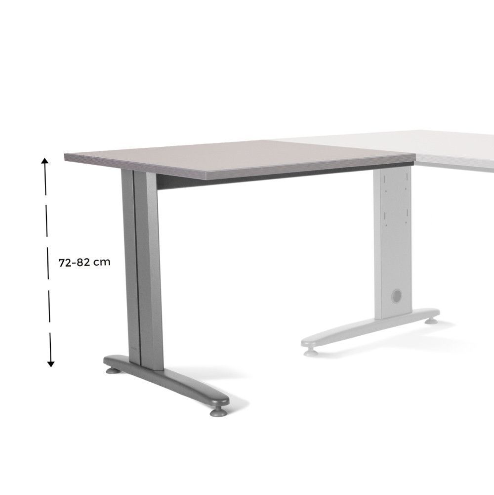 Kit Metal Ajustable Ala 100 x 60 Aluminio/Gris