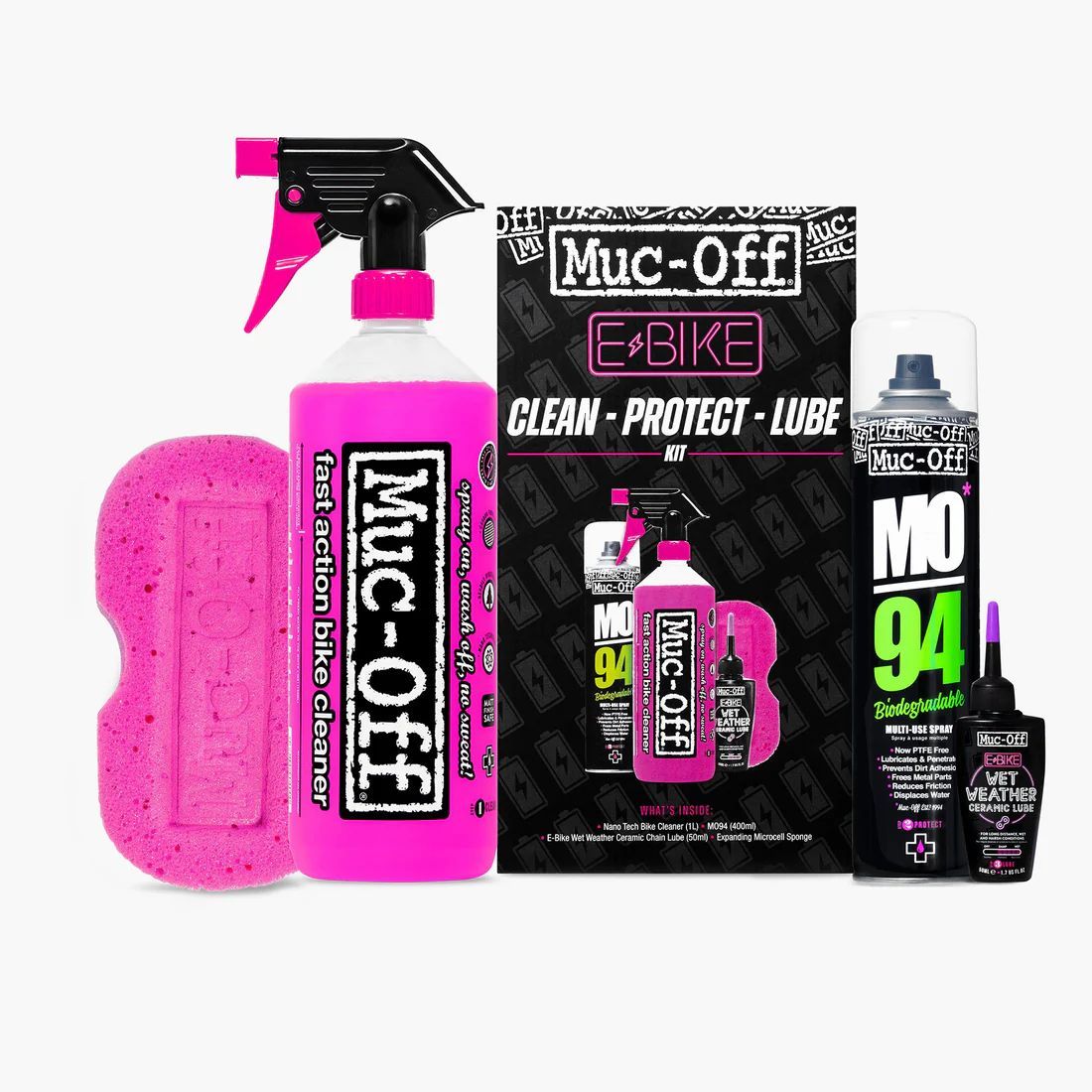 Kit Muc-Off E-Bike 🚴‍♂️ Limpieza, Protección y Lubricación | Cuida tu Bicicleta Eléctrica al Máximo ✨🔧