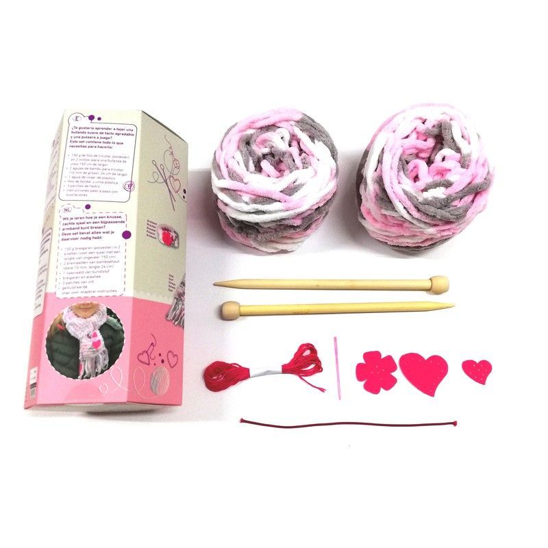 Kit para tejer una bufanda 38133 moses