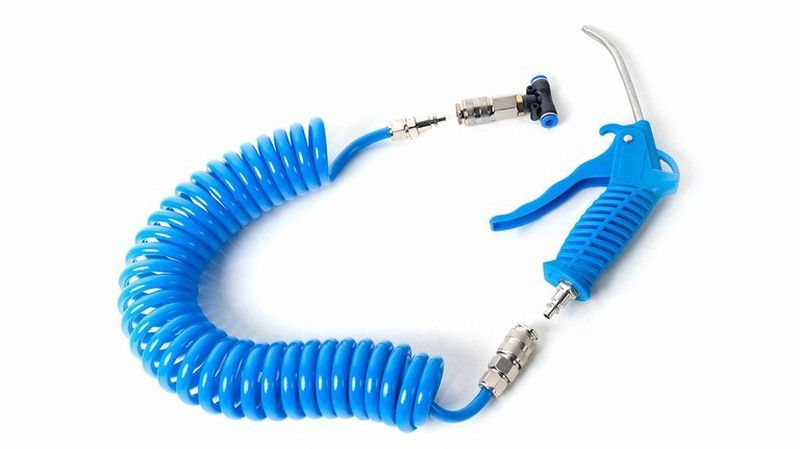 Kit pistolete aire con serpentín para interior cabina