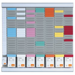 Kit planning de fichas índice 2 office planner NOBO