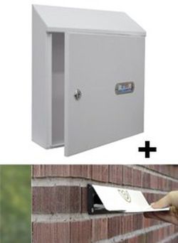 Kit recogecartas + bocacartas acero BTV