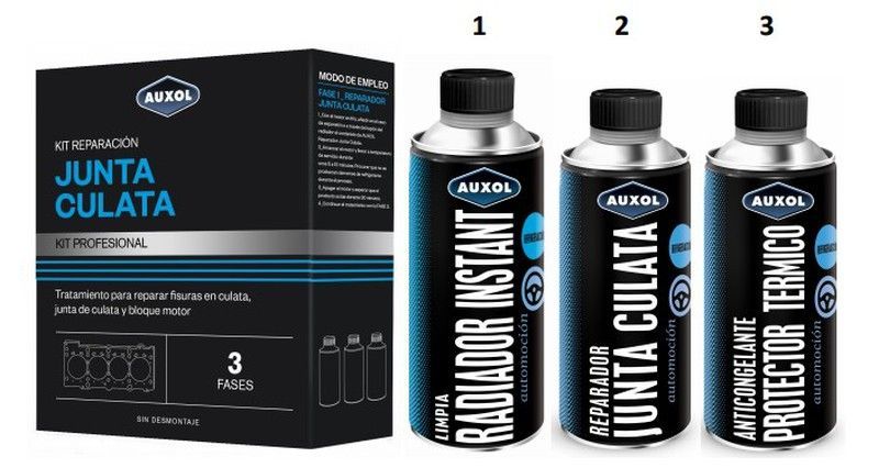 Kit Reparacion Junta Culata - 3 Fases: Reparacion + Limpieza + Protección