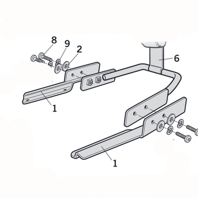 KIT RESPALDO HONDA FORZA 125 / 350 '21