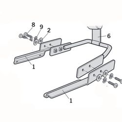 KIT RESPALDO HONDA FORZA 125 / 350 '21