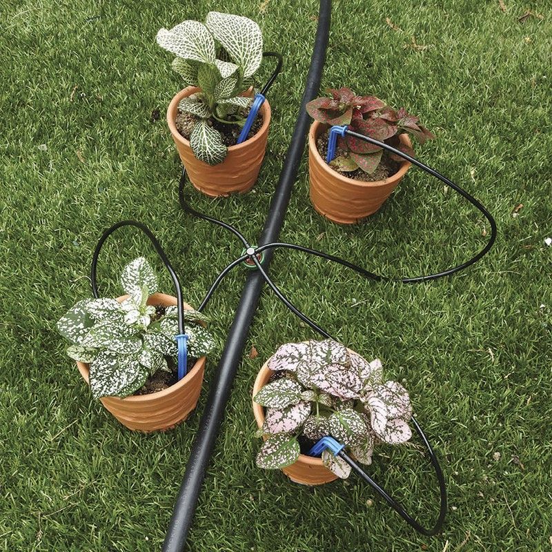 Kit riego por goteo AQUA CONTROL Riego Goteo.2Kit Gotero 8L/H+Mctubo+Piq