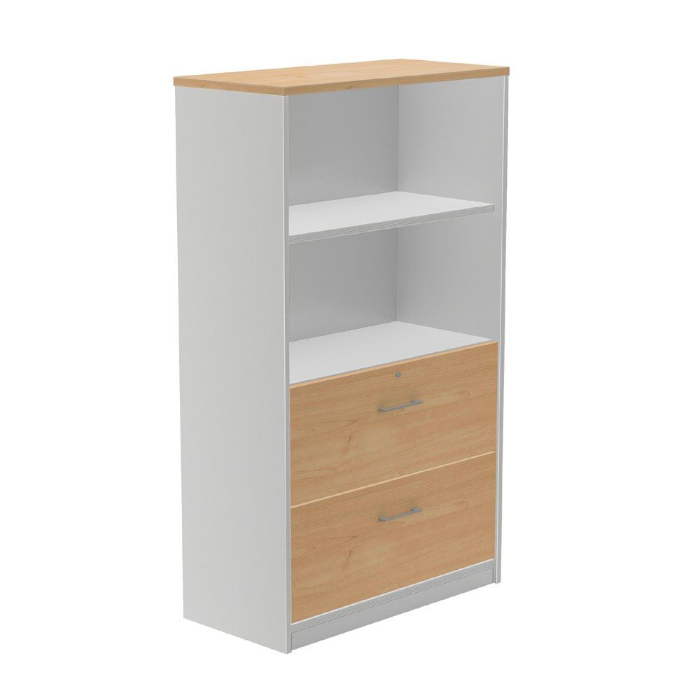 Kit Store 156 x 90 x 45 Estructura Aluminio/Frontales Roble