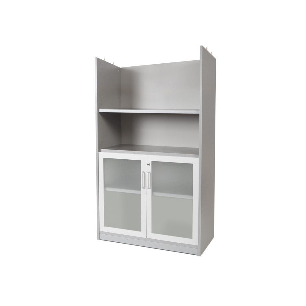 Kit Store 156 x 90 x 45 Estructura Aluminio/Puertas Cristal Sin Tapa