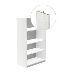 Kit Store 156 x 90 x 45 Estructura Blanca Sin Tapa