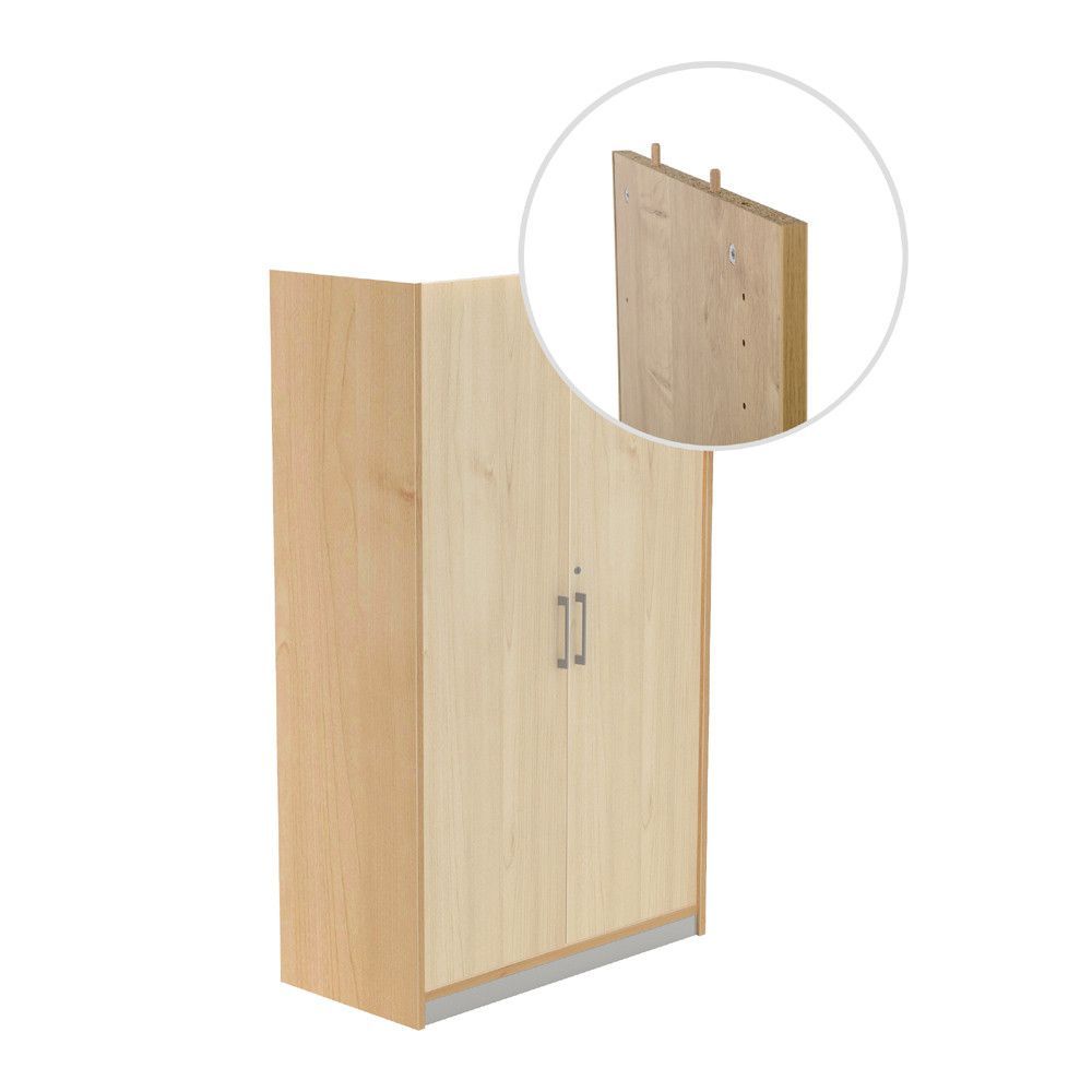 Kit Store 156 x 90 x 45 Estructura Roble/Puertas Totales Haya Sin Tapa