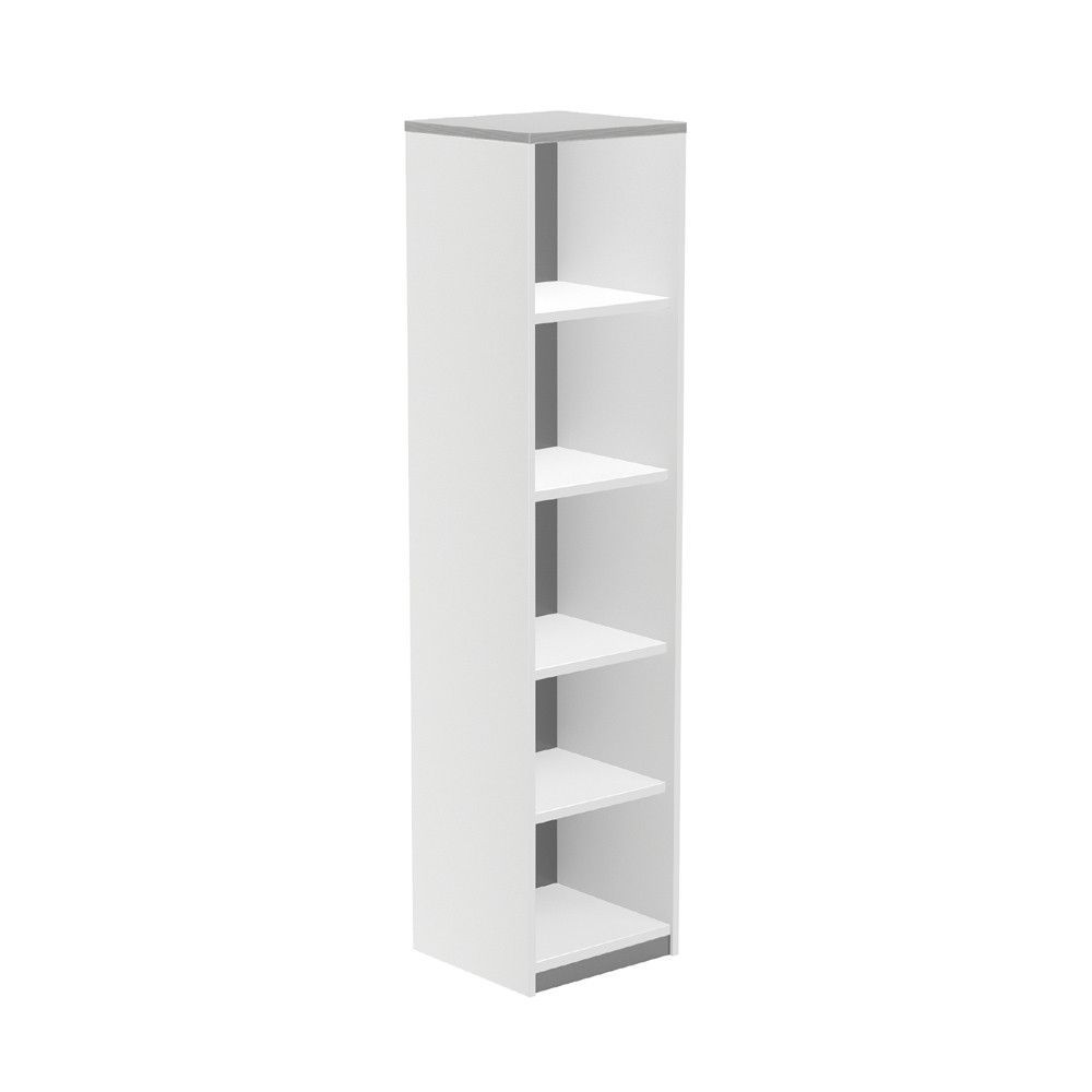 Kit Store 195 x 45 x 45 Estructura Blanca/Tapa Gris
