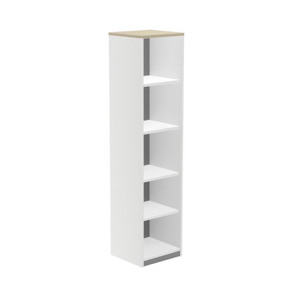 Kit Store 195 x 45 x 45 Estructura Blanca/Tapa Haya