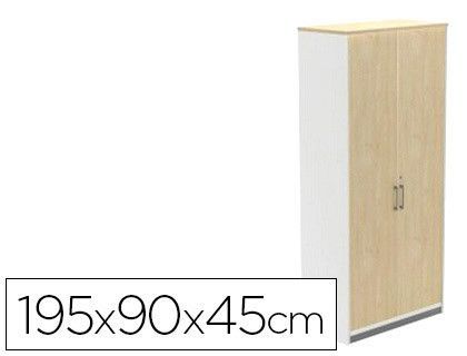 Kit Store 195 x 90 x 45 Estructura Blanca/Puertas Totales Blanco