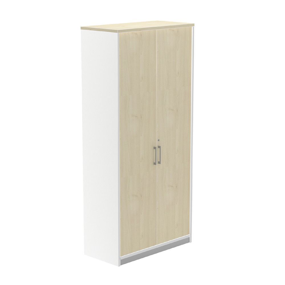 Kit Store 195 x 90 x 45 Estructura Blanca/Puertas Totales Haya