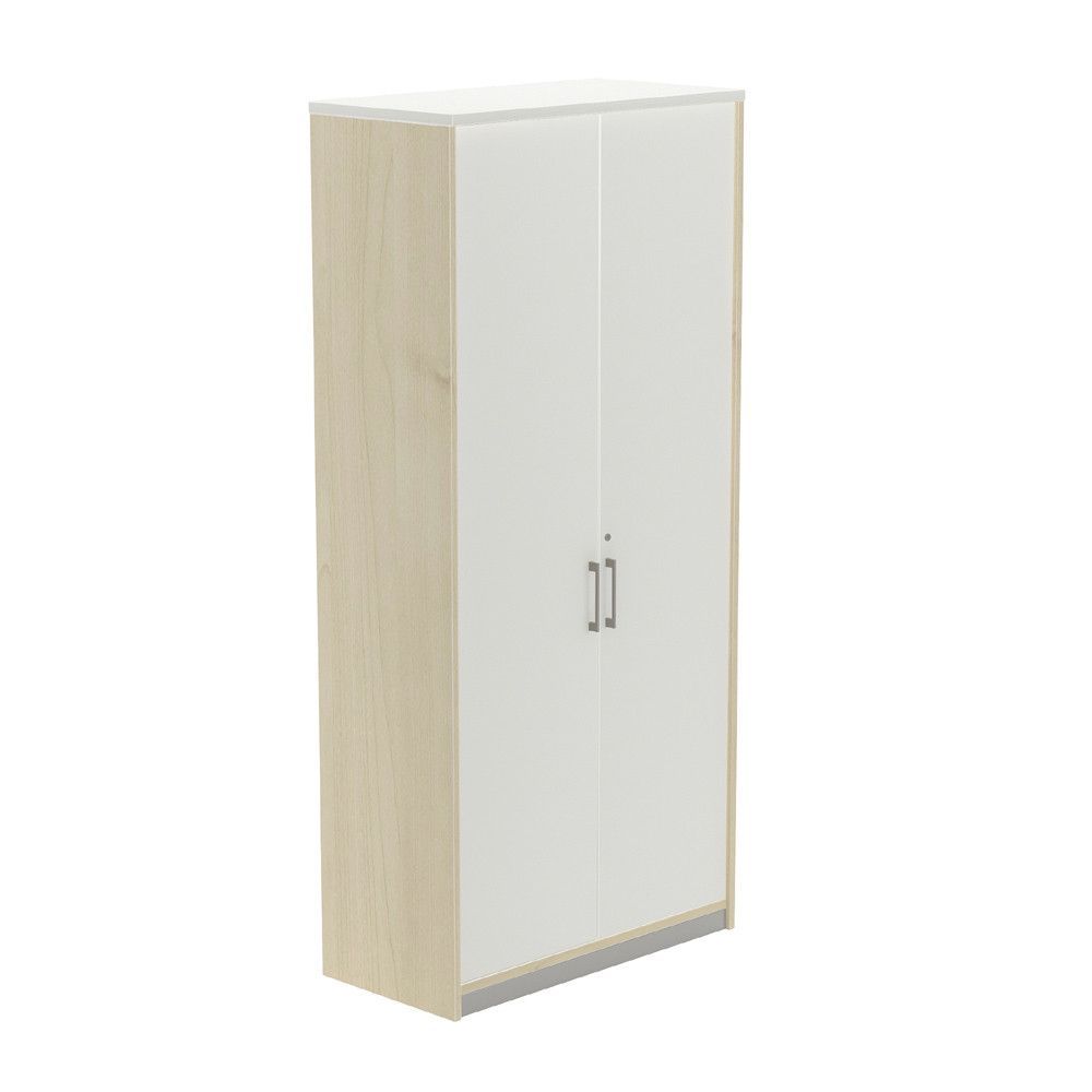 Kit Store 195 x 90 x 45 Estructura Haya/Puertas Blanco