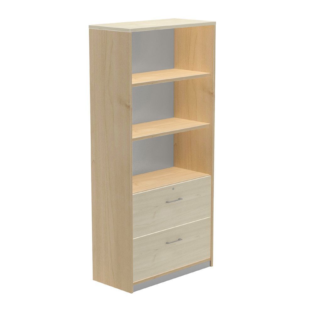 Kit Store 195 x 90 x 45 Estructura Roble/Frontales Haya