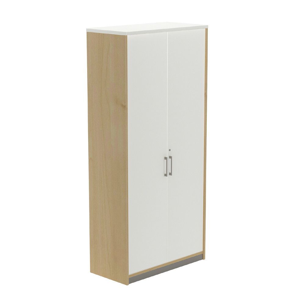 Kit Store 195 x 90 x 45 Estructura Roble/Puertas Totales Blanco