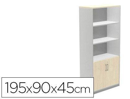 Kit Store 195X90X45 Estructura Aluminio/Puertas Gris