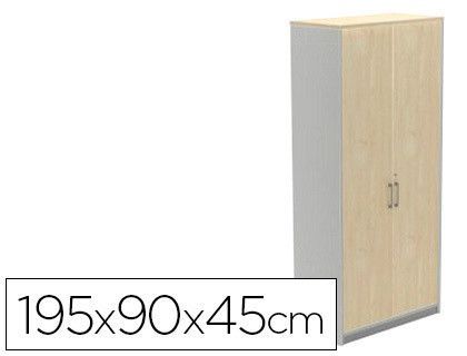 Kit Store 195X90X45 Estructura Aluminio/Puertas Haya