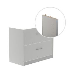 Kit Store 78 x 90 x 45 Estructura Aluminio/Frontales Gris Sin Tapa