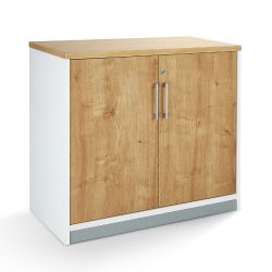 Kit Store 78 x 90 x 45 Estructura Blanca/Puertas Roble