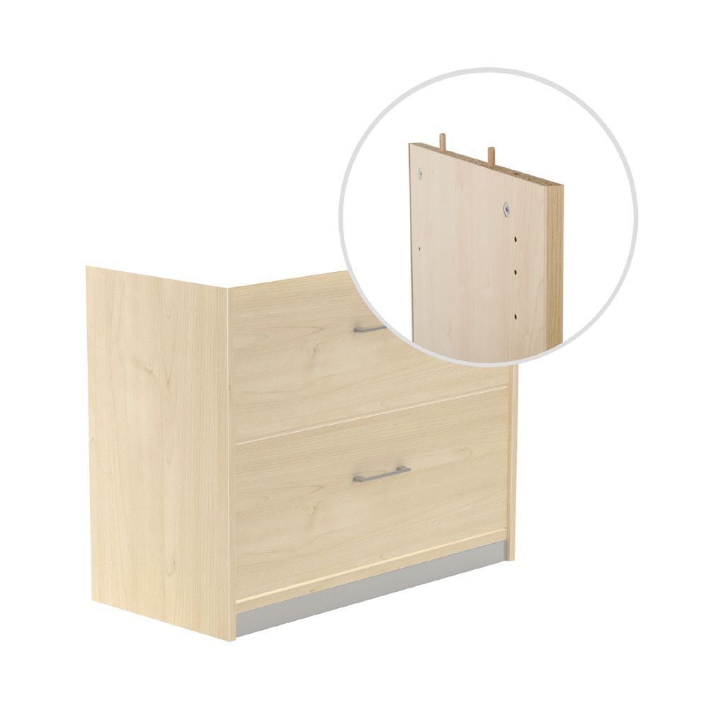 Kit Store 78 x 90 x 45 Estructura Haya/Frontales Haya Sin Tapa