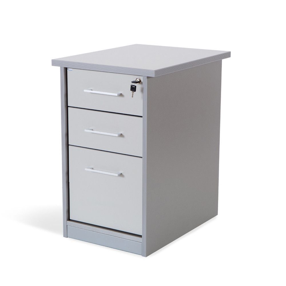 Kit Store Buck 2 Cajones + Carpetero Aluminio / Gris