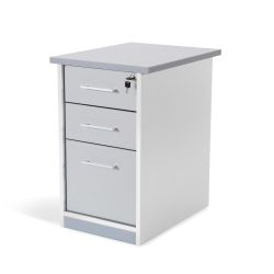 Kit Store Buck 2 Cajones + Carpetero Blanco / Gris