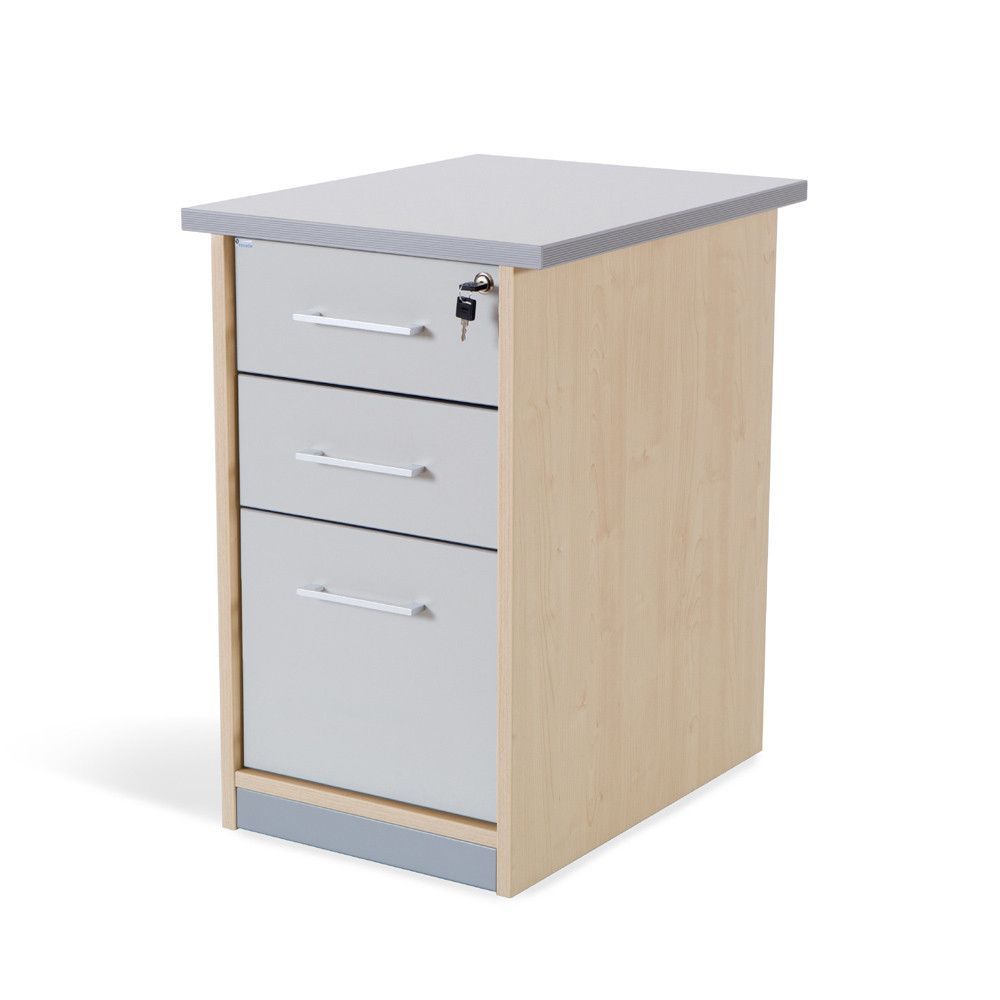 Kit Store Buck 2 Cajones + Carpetero Haya / Gris