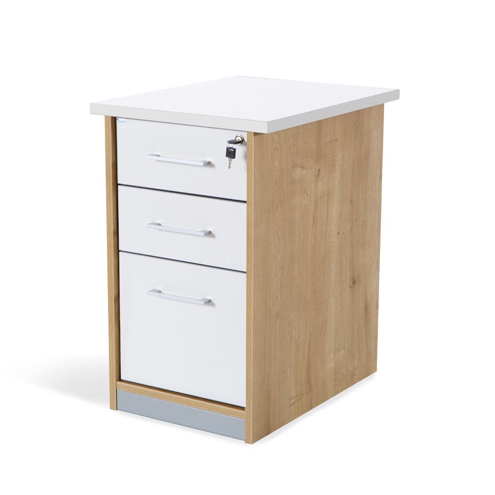 Kit Store Buck 2 Cajones + Carpetero Roble / Blanco