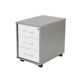 Kit Store Buck Movil 3 Cajones Aluminio / Blanco